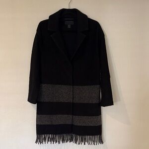 Tahari Black and Gray Jacket  Coat